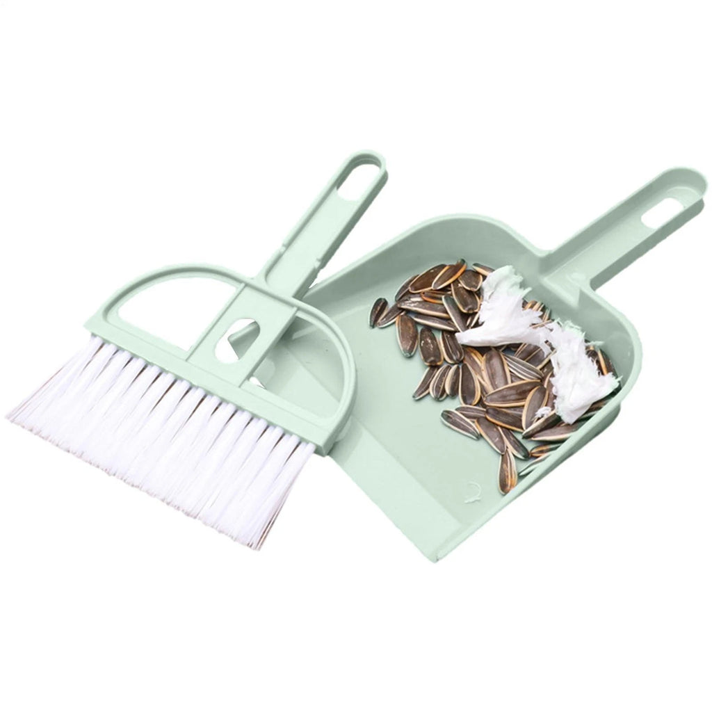 Mini Hand Broom and Dustpan Set Small Dust Pans with Brush Set Cleaning
