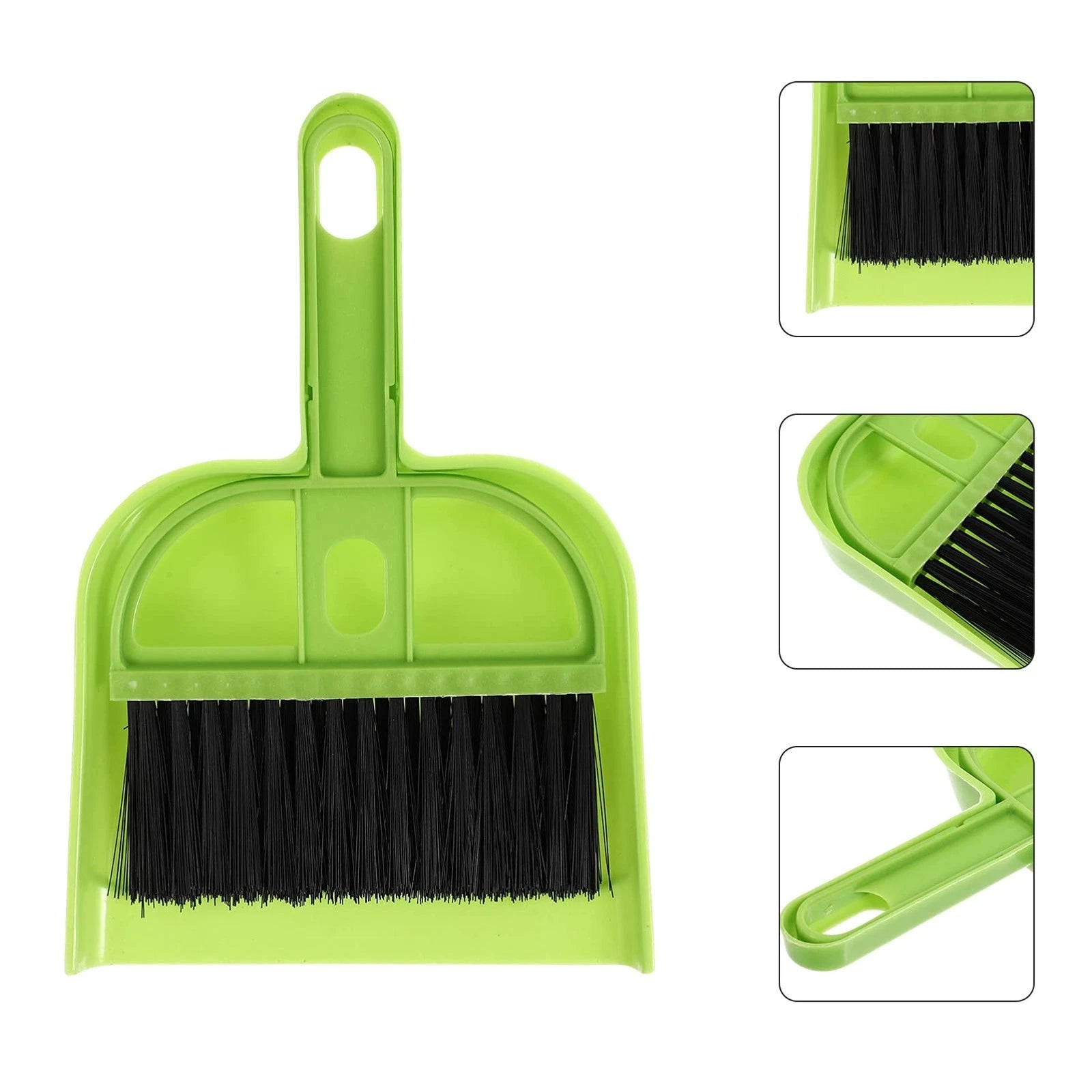 12 Sets Dustpan Hand Broom and Shovel Small Broom and Brush Set