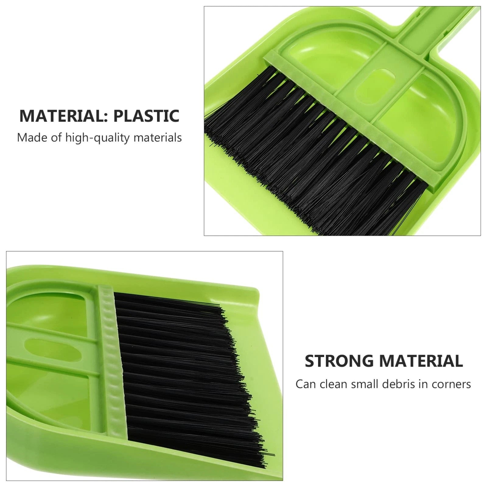 12 Sets Dustpan Hand Broom and Shovel Small Broom and Brush Set