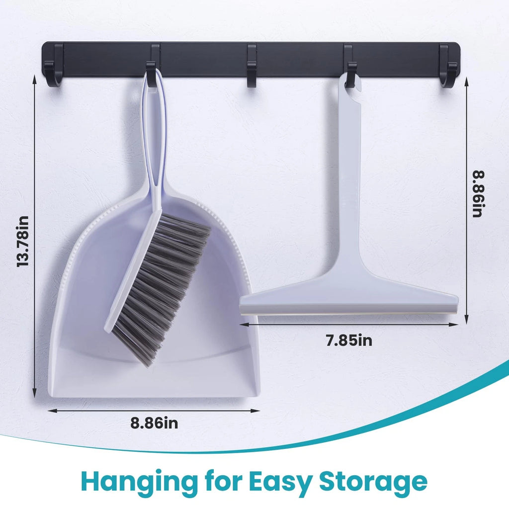 Dustpan and Brush Set for pet, Handheld Broom and Dustpan Set for Cleaning Ca...