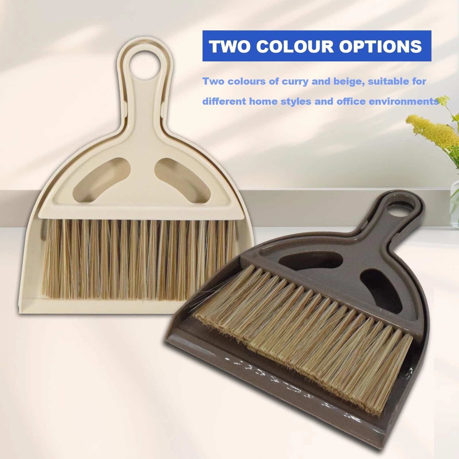 Mini Broom and Dustpan Set Hand with Portable Housekeeping Cleaning Tools