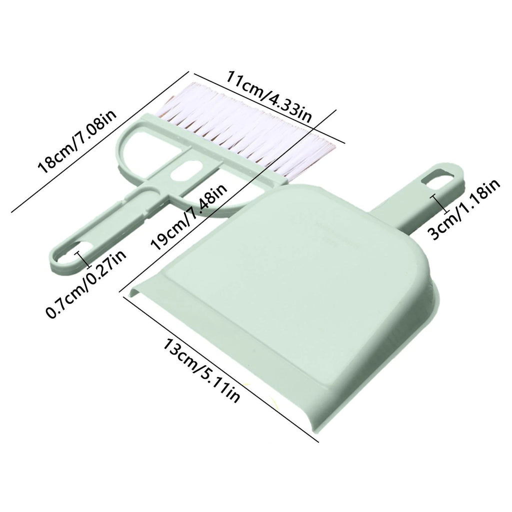 Mini Hand Broom and Dustpan Set Small Dust Pans with Brush Set Cleaning