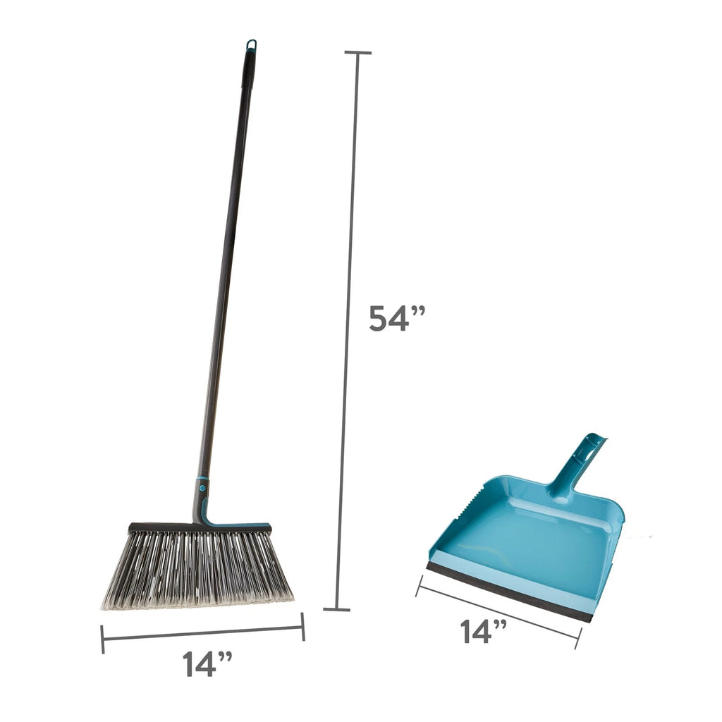 Jumbo Broom with Dustpan