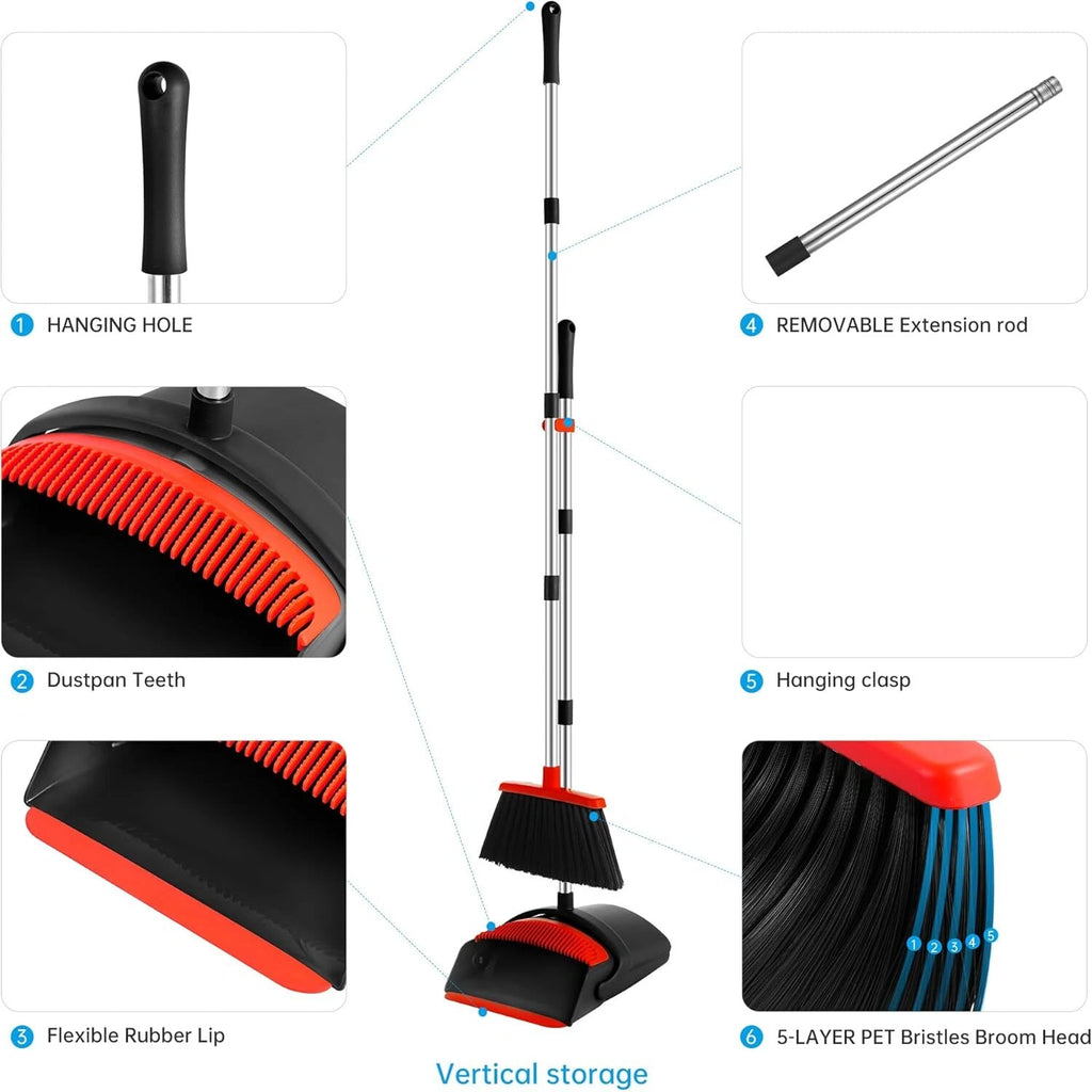 Broom and Dustpan Set, Broom Dustpan Set