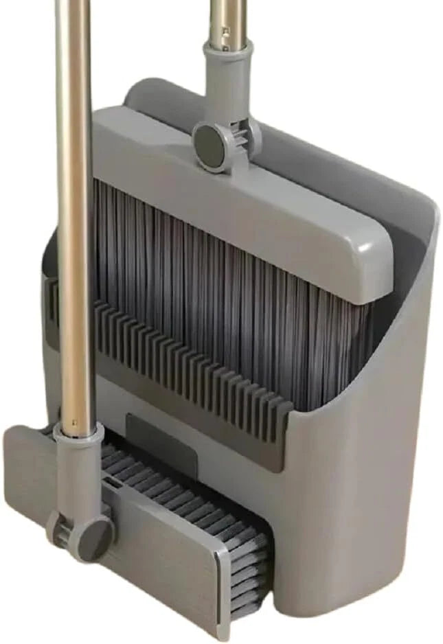 3-in-1 Broom Dustpan Set Rotary Household Magic Folding Hair Sweeping Tools