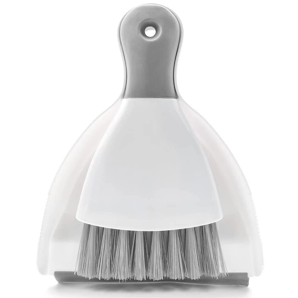 Mini Dustpan and Brush Set Small Hand Broom and Dust Pan for Desk Table Kitchen