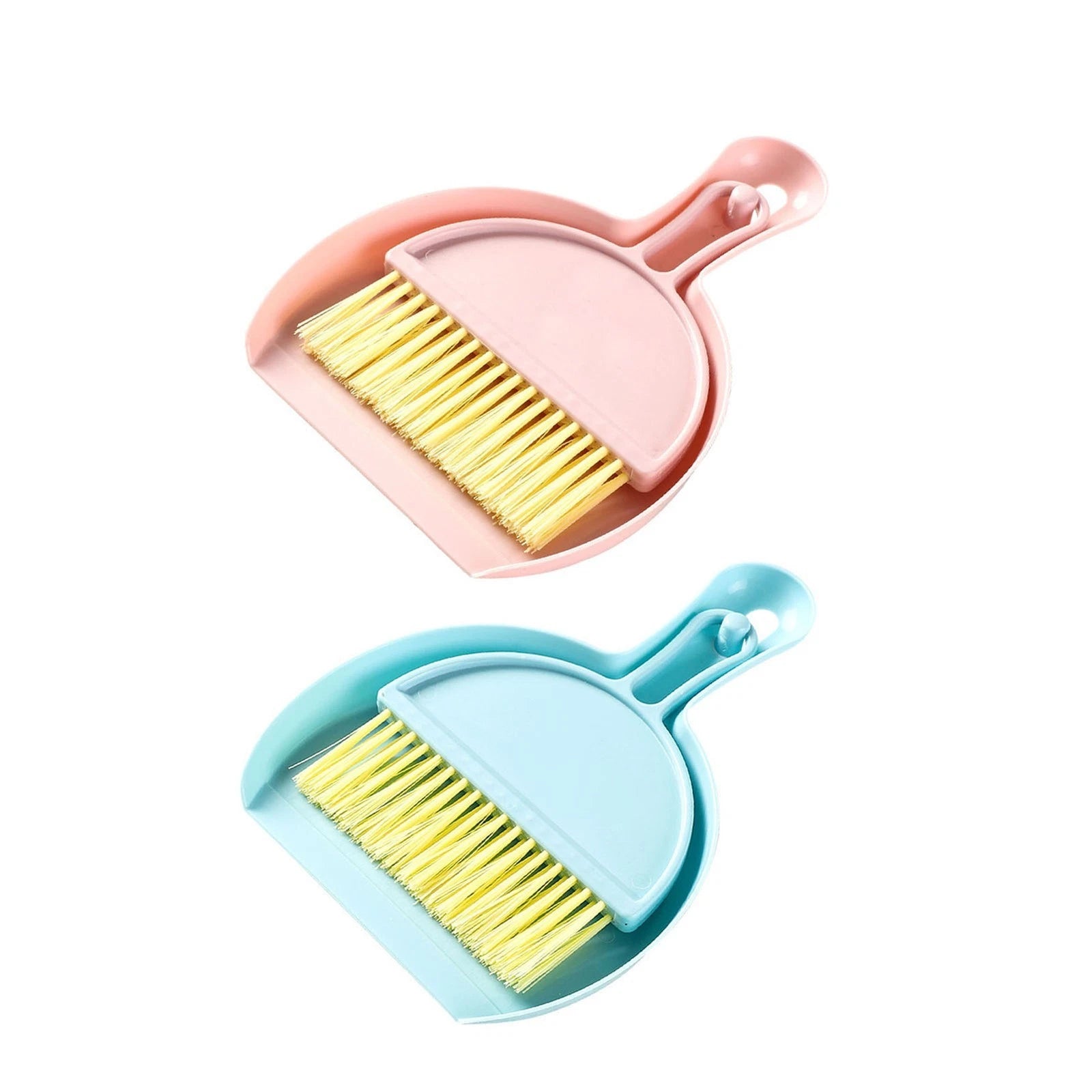 Mini Dustpan Brush Set Compact Multifunctional Table Cleaner Small Broom Dust