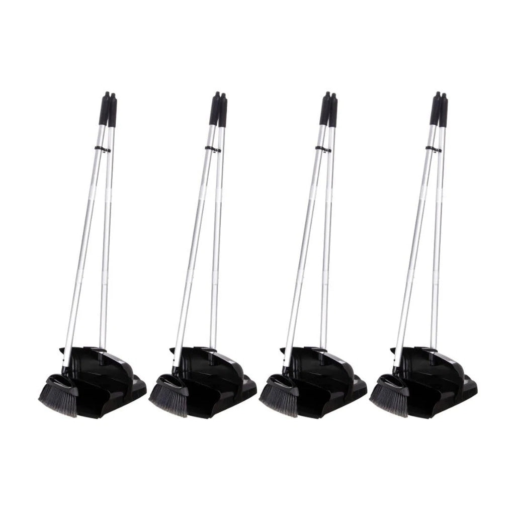 Carlisle FoodService Products Duo-Pan and Broom Broom,36X11.8X41,Black,Pack of 4