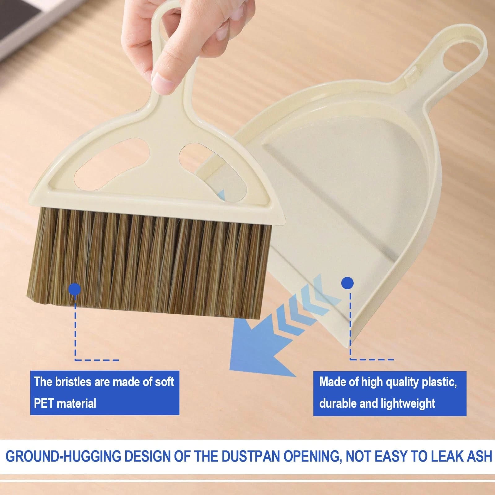 Mini Broom and Dustpan Set Hand with Portable Housekeeping Cleaning Tools