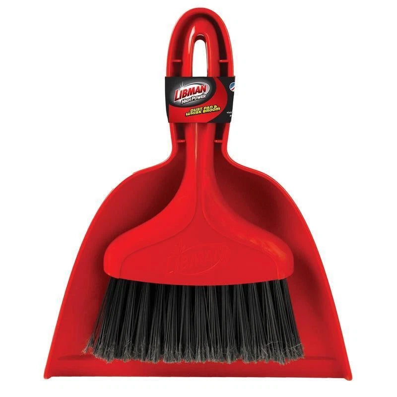 Heavy Duty Broom & Dustpan Set Quick Clean Ups Multi Surface Use Kitchen Garages