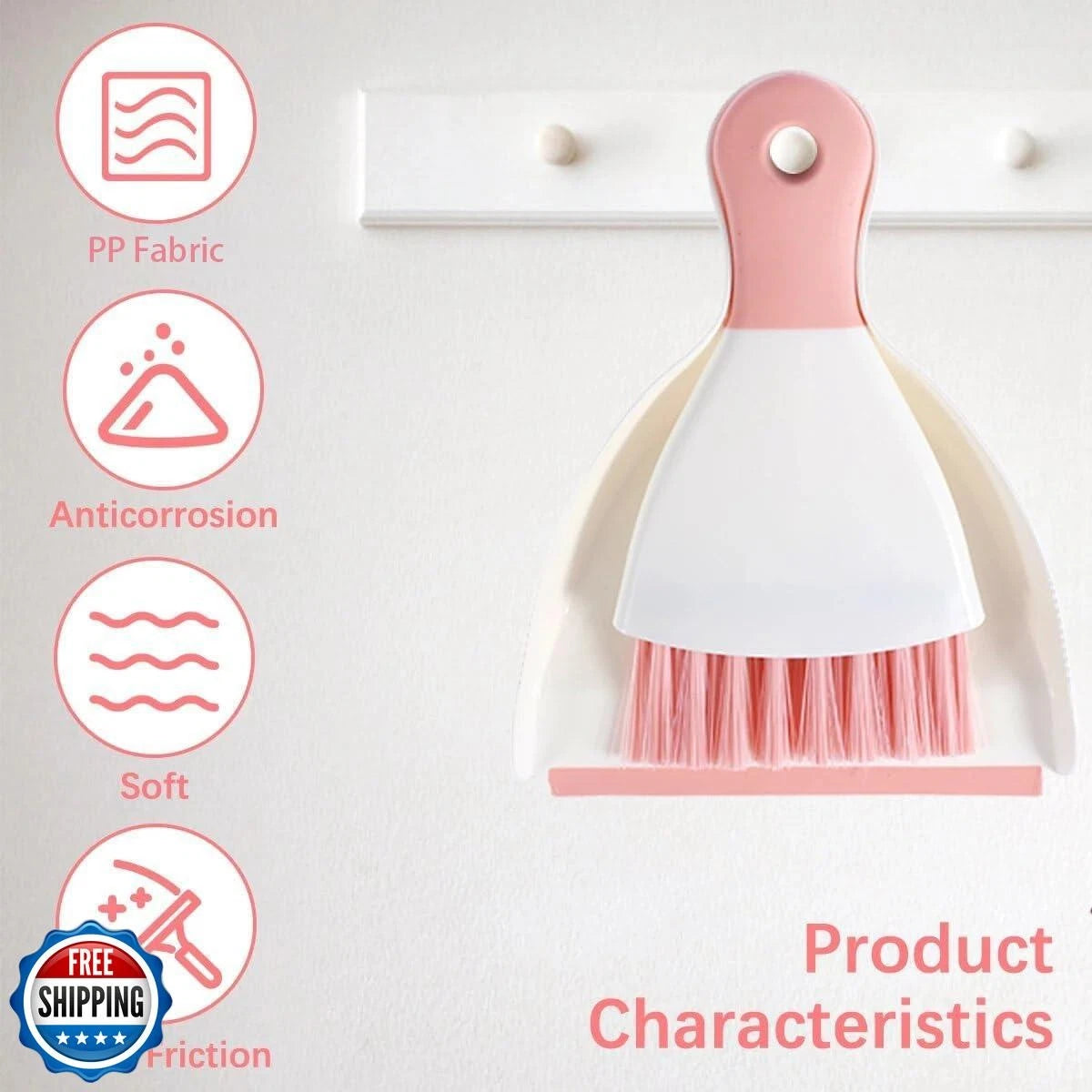 Dust pan Broom Brush Dustpan - Small Broom and Dustpan Set,Mini Broom and Dus