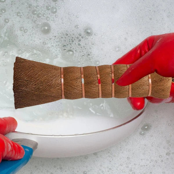 Mini Dustpan And Brush Set Handmade Natural Palm Broom Mini Size Dust Brown