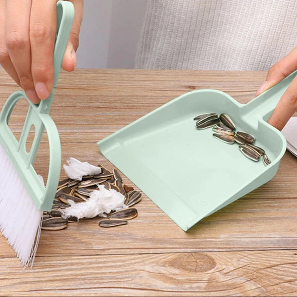 Mini Hand Broom and Dustpan Set Small Dust Pans with Brush Set Cleaning