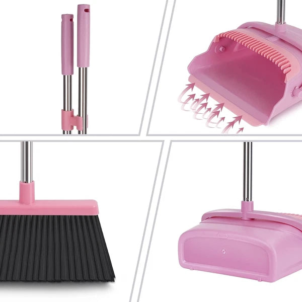 Broom dustpan set, broom dustpan combination set, upright