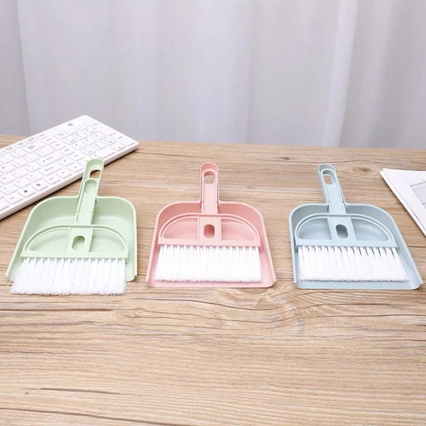 Mini Dust Pan and Brush Desk Cleaning Set Small Cleaning Broom and Dustpan Set