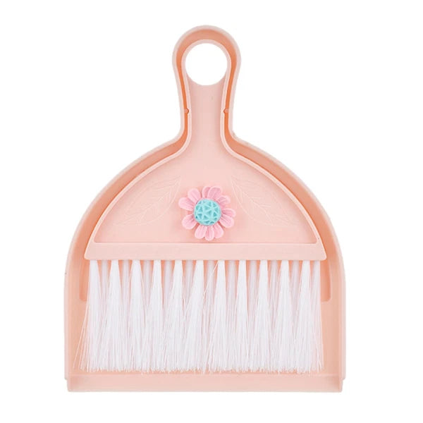 Mini Hand Broom and Dustpan Set Small Dust Pans with Brush Set