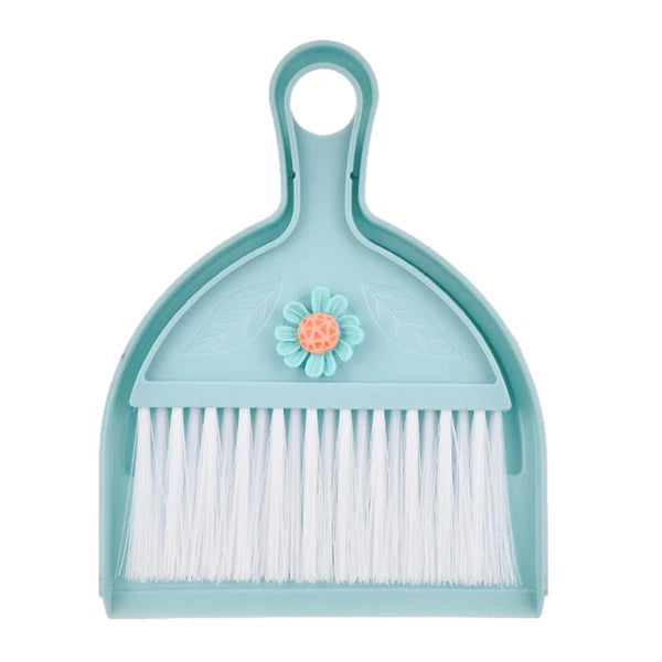 Mini Hand Broom and Dustpan Set Small Dust Pans with Brush Set