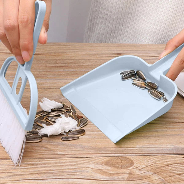 Mini Hand Broom and Dustpan Set Small Dust Pans with Brush Set Cleaning