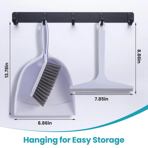 Dustpan and Brush Set for pet, Handheld Broom and Dustpan Set for Cleaning Ca...