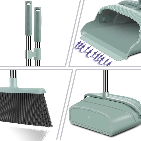 Broom dustpan set, broom dustpan combination set, upright