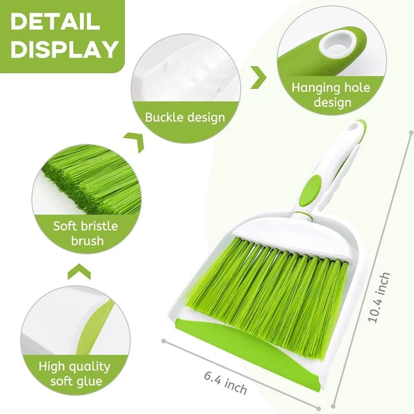 Broom Dustpan Brush Small Dust Pan : Mini Broom and Dustpan Set Mini Dust Pan an