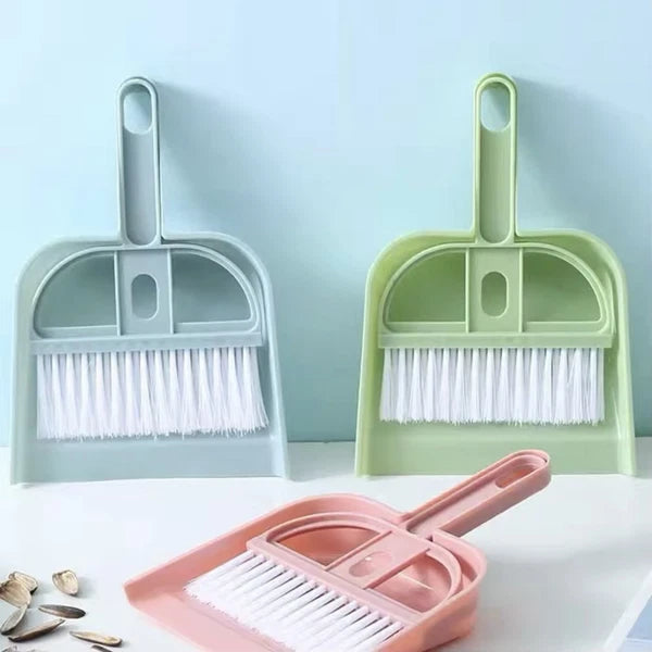 Mini Dust Pan and Brush Desk Cleaning Set Small Cleaning Broom and Dustpan Set