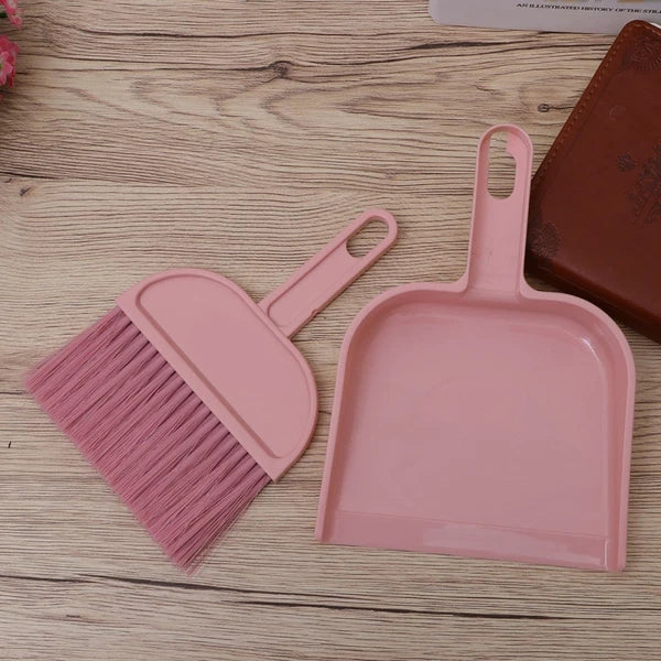 Mini Broom Dustpan Set Small Hand Cleaning Tools for Housekeeping