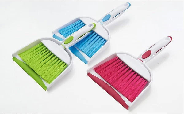 Mini Broom and Dustpan Set-Mini Whisk Set for Desk, Housekeeping, Office, Kitche