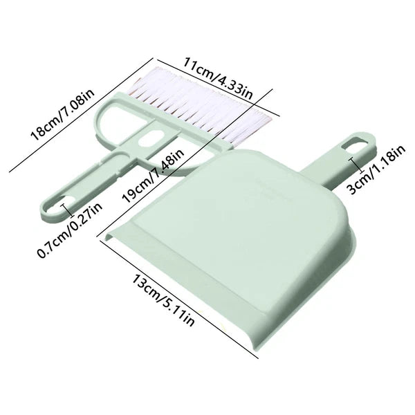 Mini Hand Broom and Dustpan Set Small Dust Pans with Brush Set Cleaning