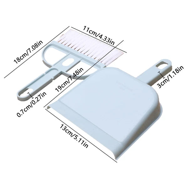 Mini Hand Broom and Dustpan Set Small Dust Pans with Brush Set Cleaning