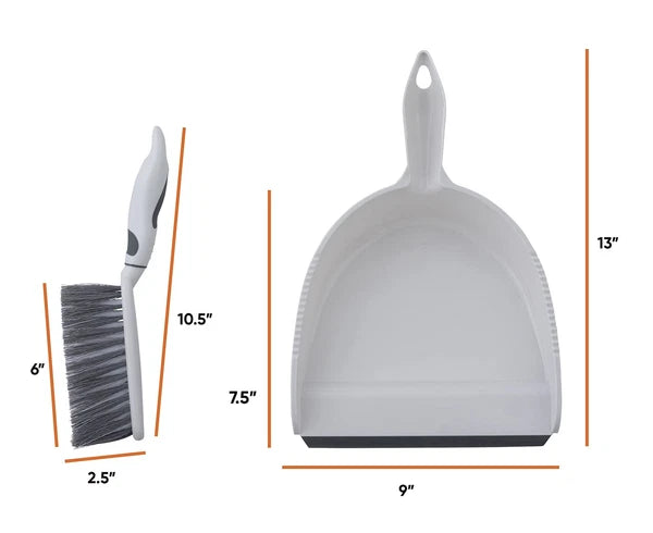 Compact Broom and Dustpan Set for Easy Cleaning of Crumbs and Dirt