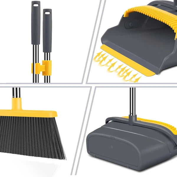 Broom dustpan set, broom dustpan combination set, upright