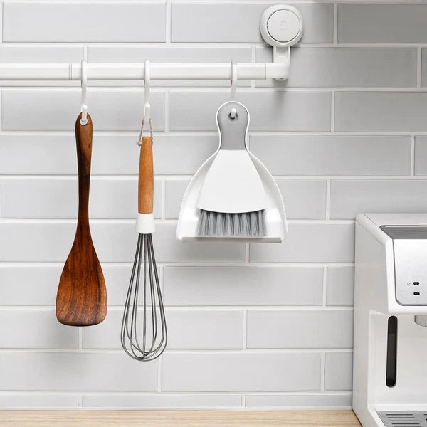 Mini Hand Broom and Dustpan Set Small and Brush Handheld 1PCS