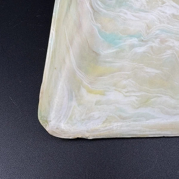 RARE Vintage The Witch Dust Pan Pretty Swirl Plastic Retro Kitchen Broom Dustpan