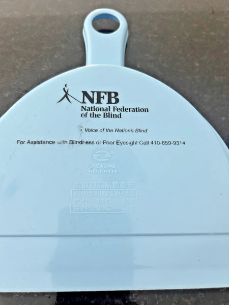 Kids Broom and Dustpan Set Mini Toy Cleaning Flower Design 9" Blue & Orange