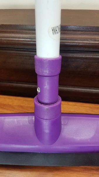 Pet Hair Broom with Dustpan and Hand Broom Set - Pick Green or Purple