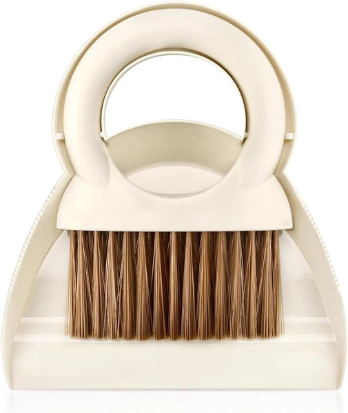 Mini Dustpan Hand Broom Brush: Small and Set, Dust White