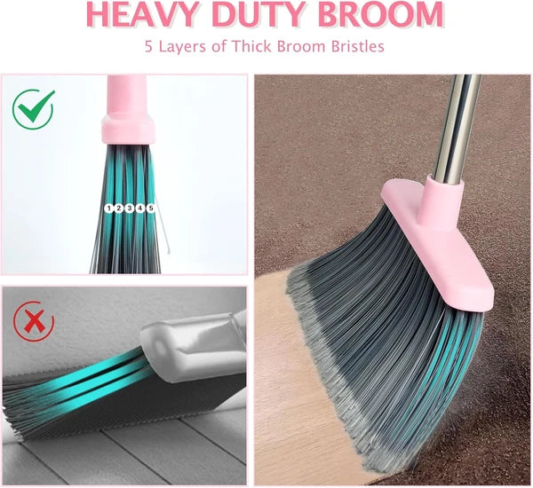 Broom Dustpan Set Dustpans Broom Combo Home Heavy Dust Broom Dustpan Combo Long